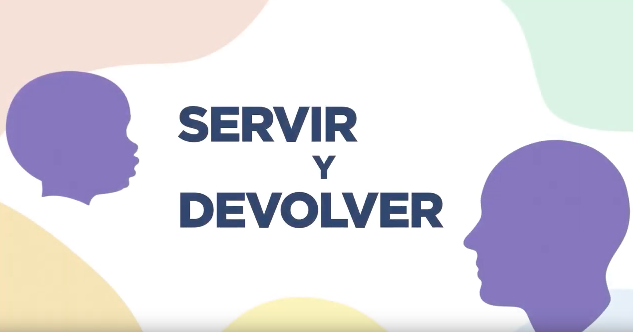 Servir Y Devolver video title card