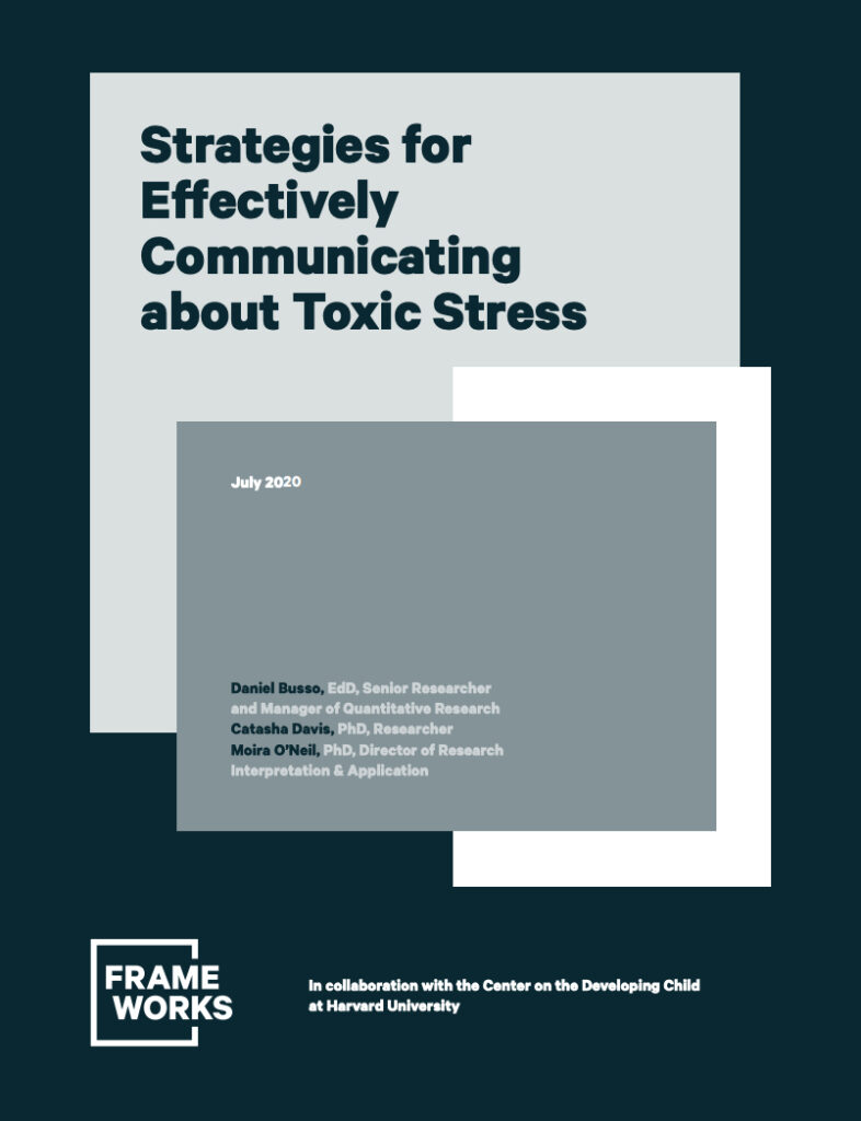 Report: Strategies for Effectively Communicating about Toxic Stress